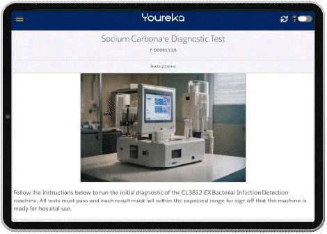 Diagnostic Testing Screenshot