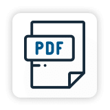 Print/Save PDFs created in the field Icon